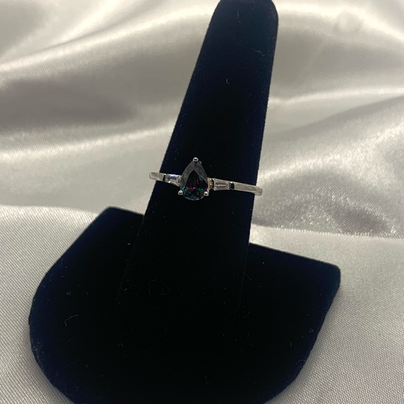 Sterling silver multicolored ring - Picture 5 of 6